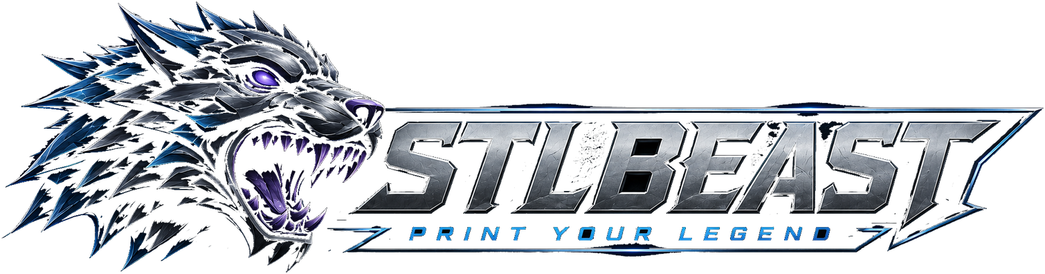 STLBEAST beast logo with wordmark