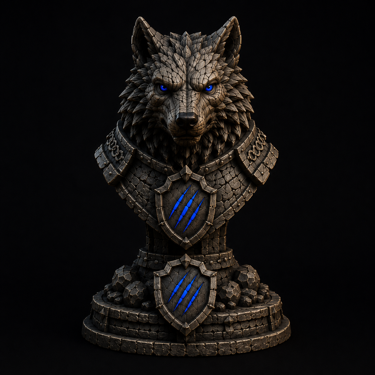 Wolfwarden Bust Relic