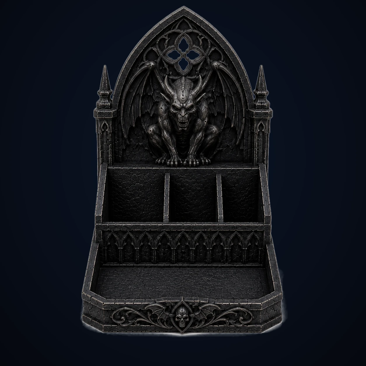 Gargoyle Cathedral Desk Organizer official product render