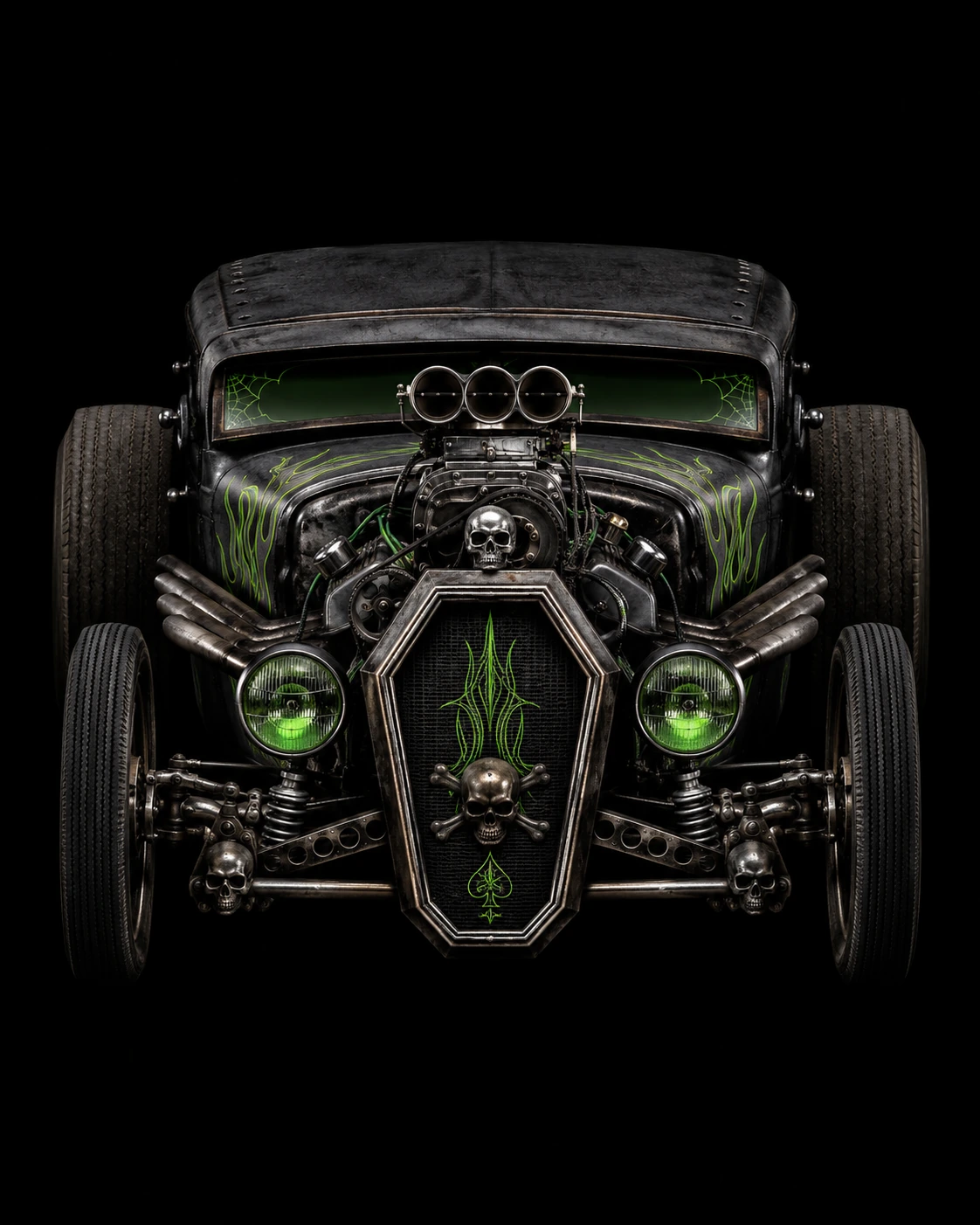 Graveglow Coffin Rod Psychobilly STL product image