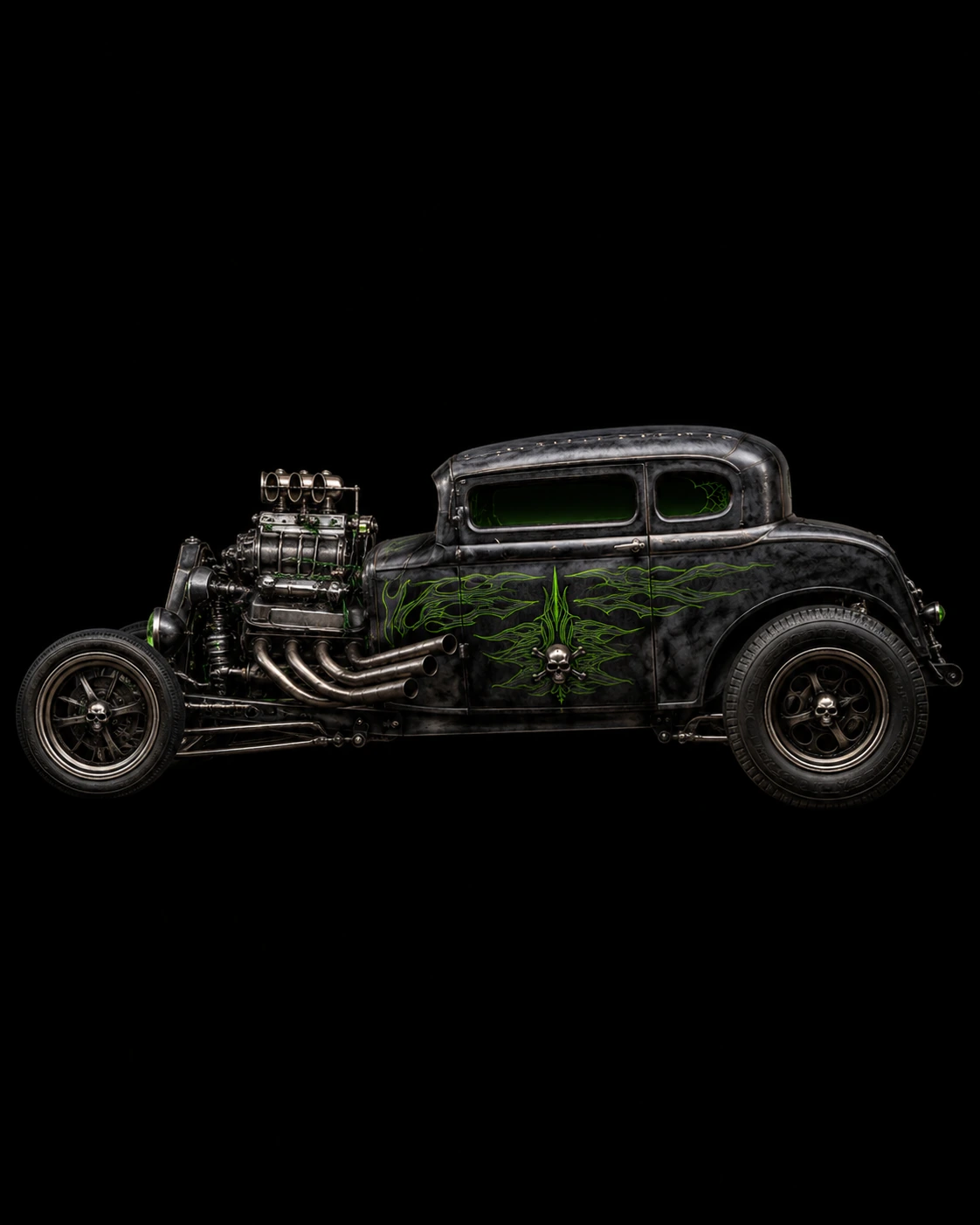 Graveglow Coffin Rod psychobilly STL preview render
