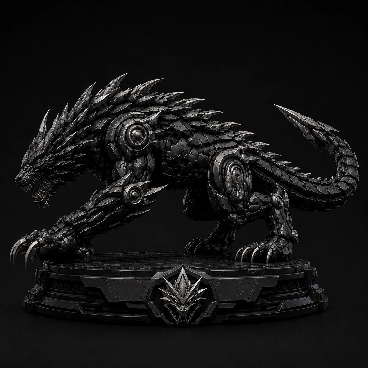 Ironback Armored Beast Display Collectible front product render