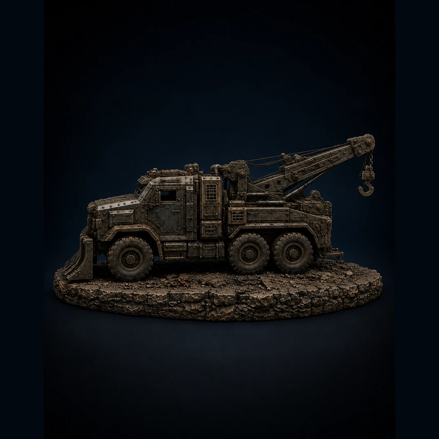 Ironclad Behemoth Armored Recovery Rig side render