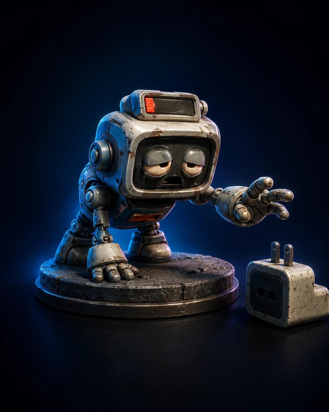 Low Battery Bot Collectible product render