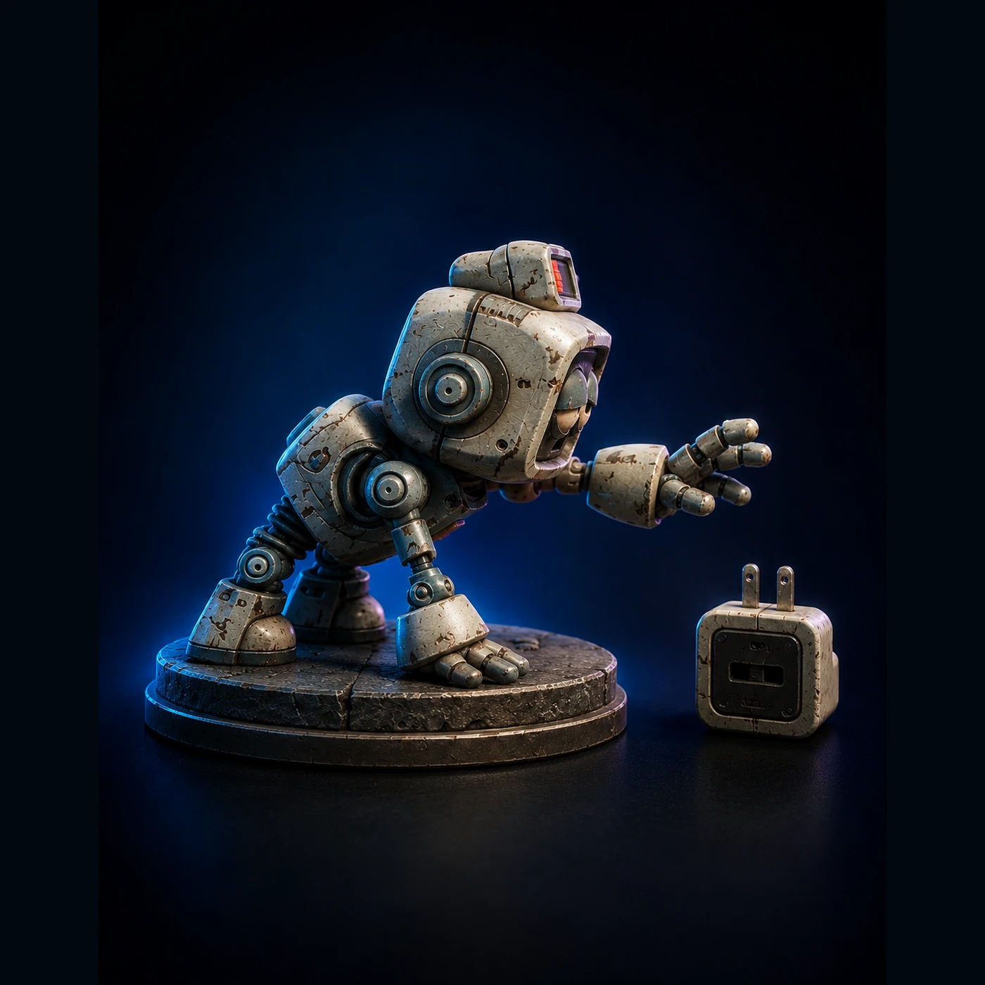 Low Battery Bot Collectible side render