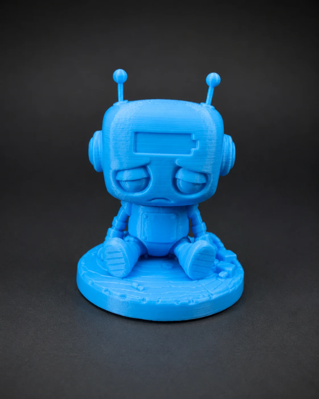 Actual printed proof of Low Battery Bot