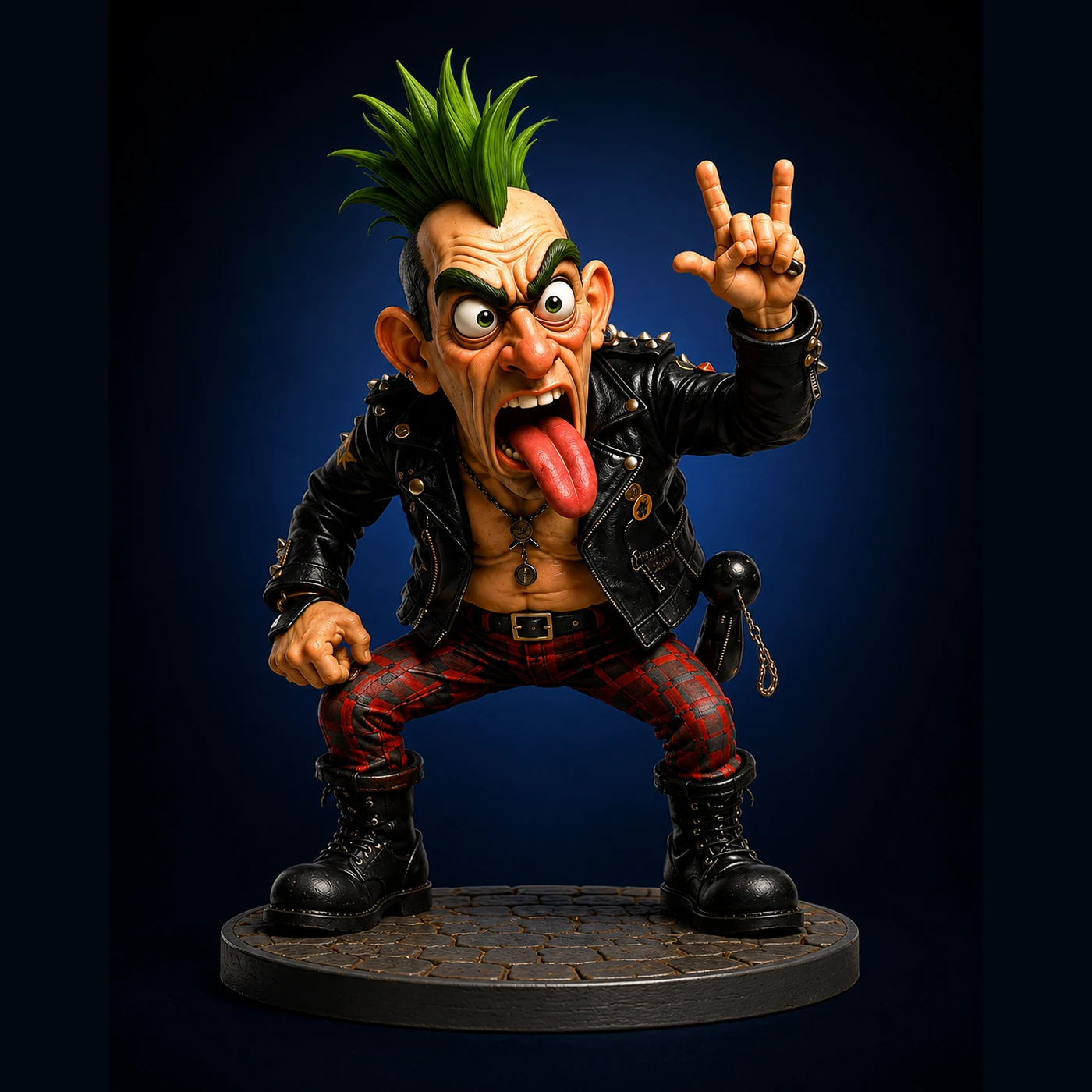 Mohawk Marauder Punk Collectible product render