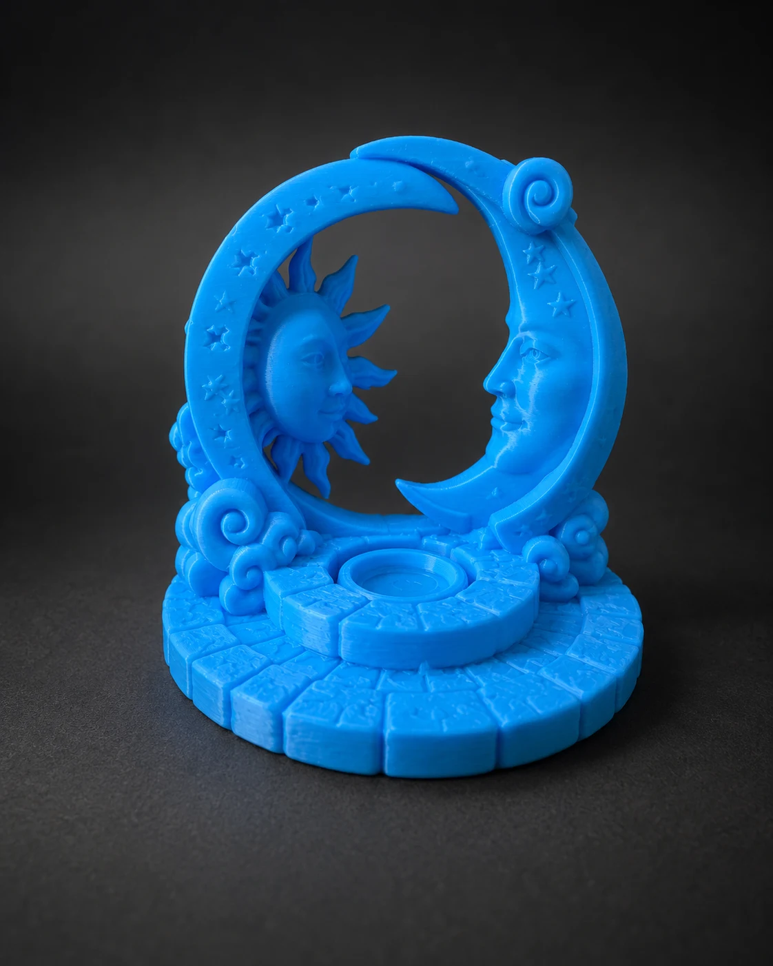 Actual printed proof of Moon Sun Pedestal