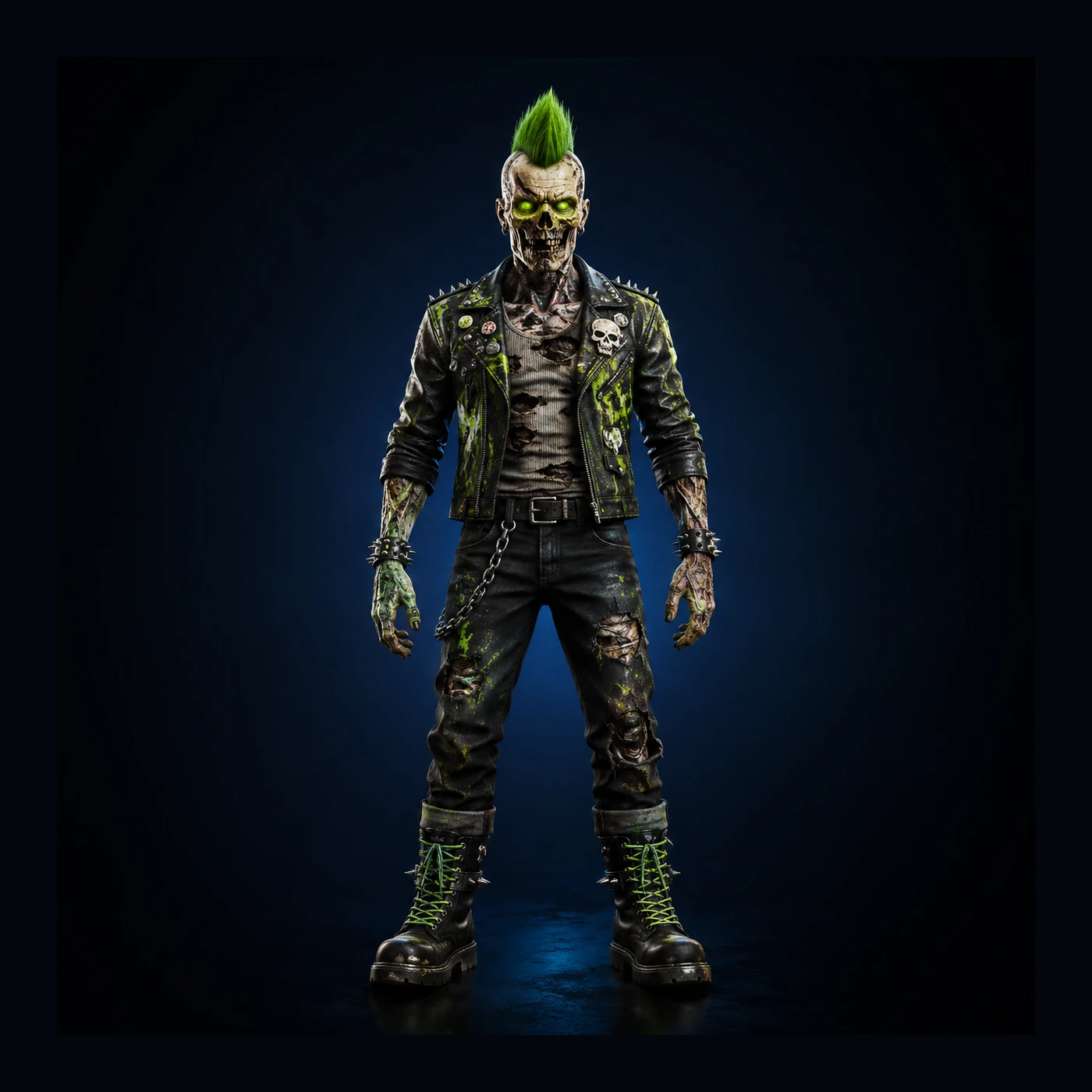 Neon Gravehawk Psychobilly STL product image