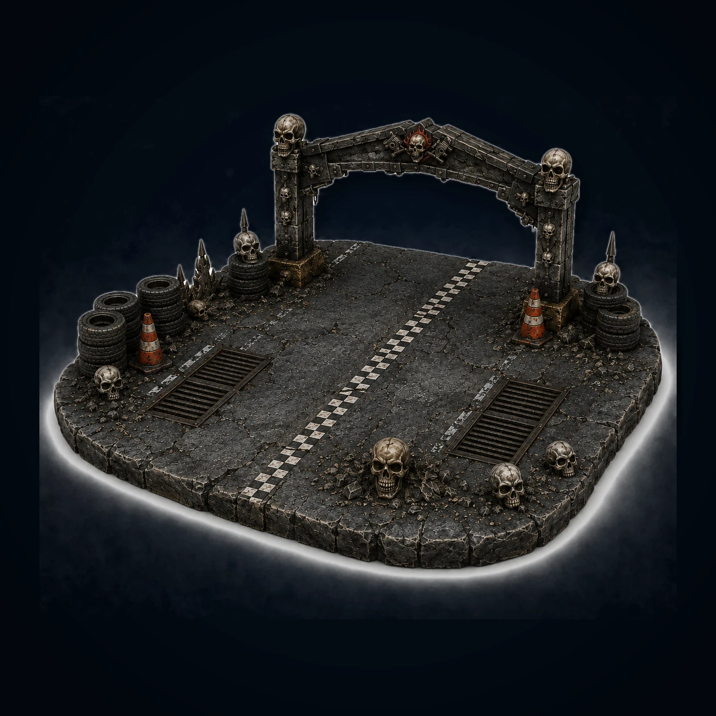 Post-Apocalyptic Street Diorama