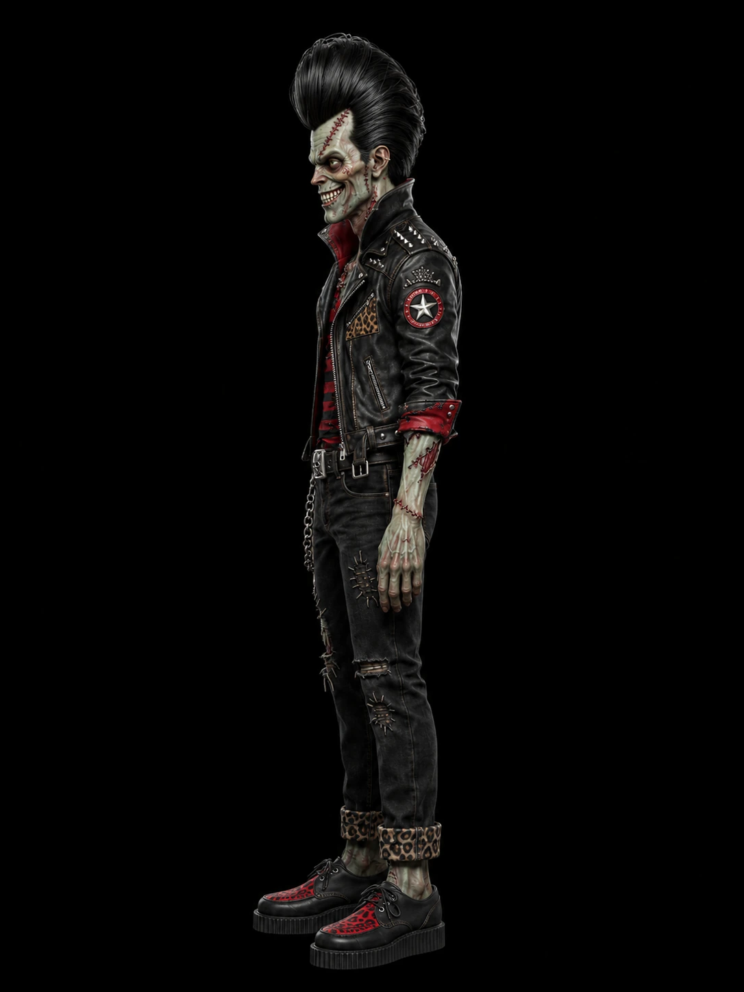 Razorgrin Rocco psychobilly STL preview render