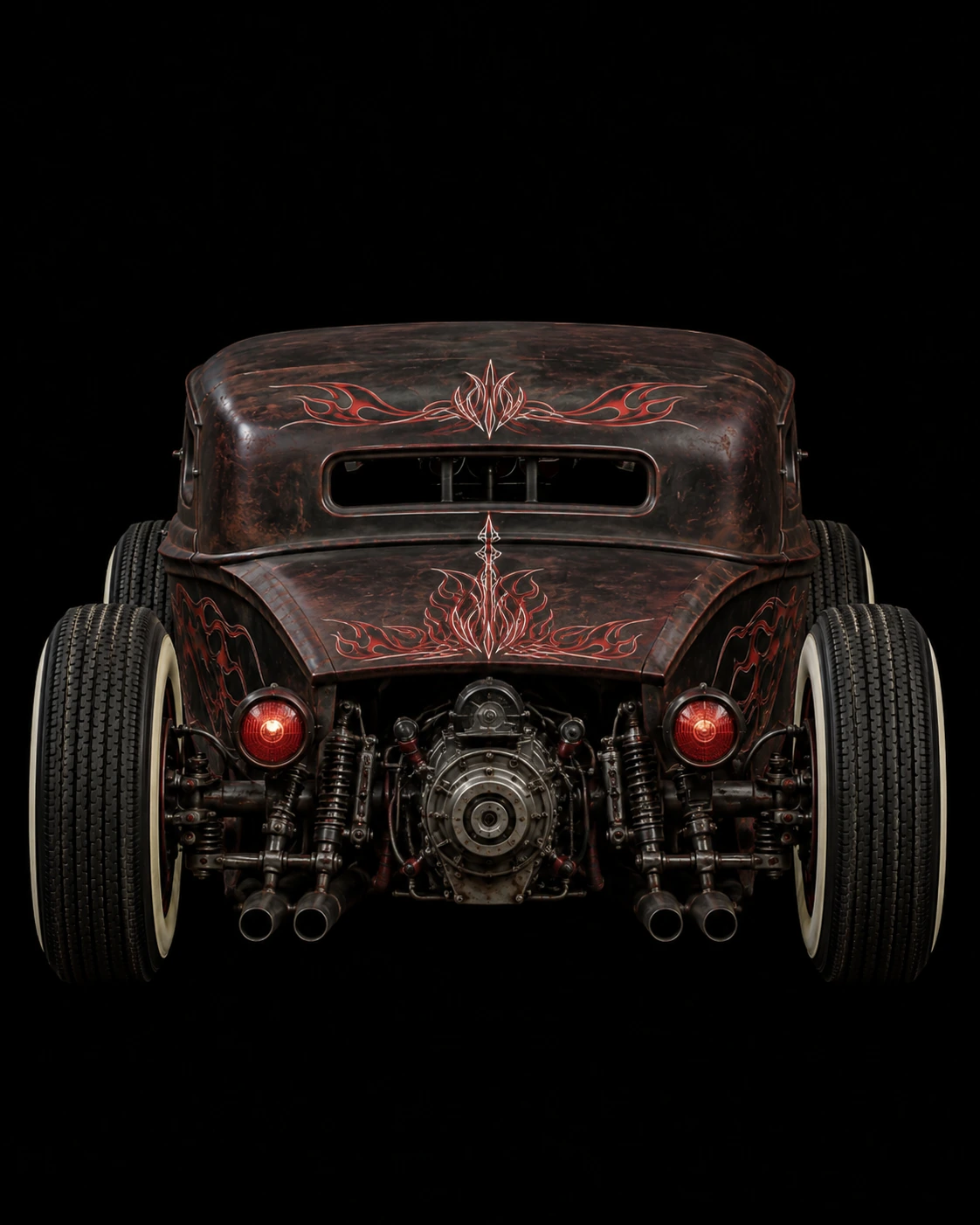Skullfire Coupe psychobilly STL preview render