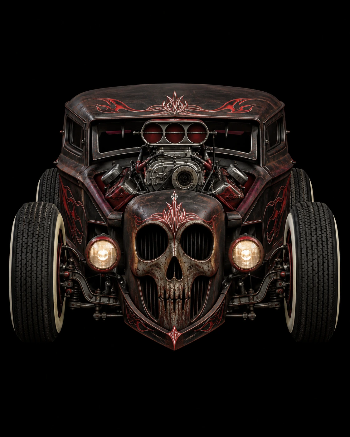 Skullfire Coupe Psychobilly STL product image