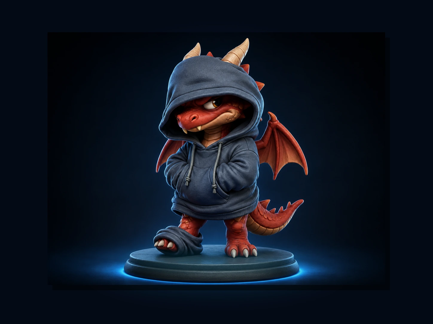 Dragon in a Hoodie