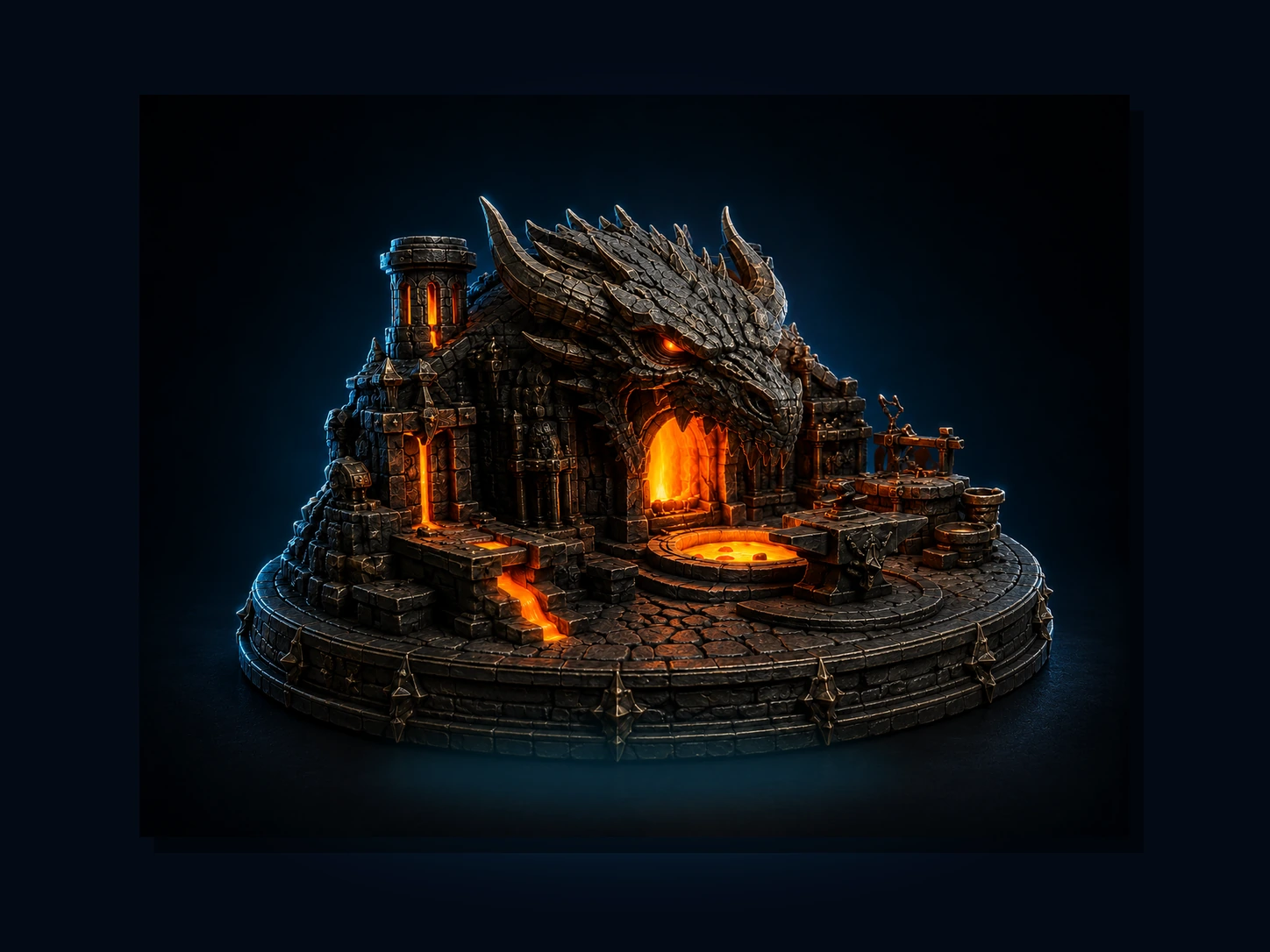 Dragonfire Foundry Display Terrain Front thumbnail