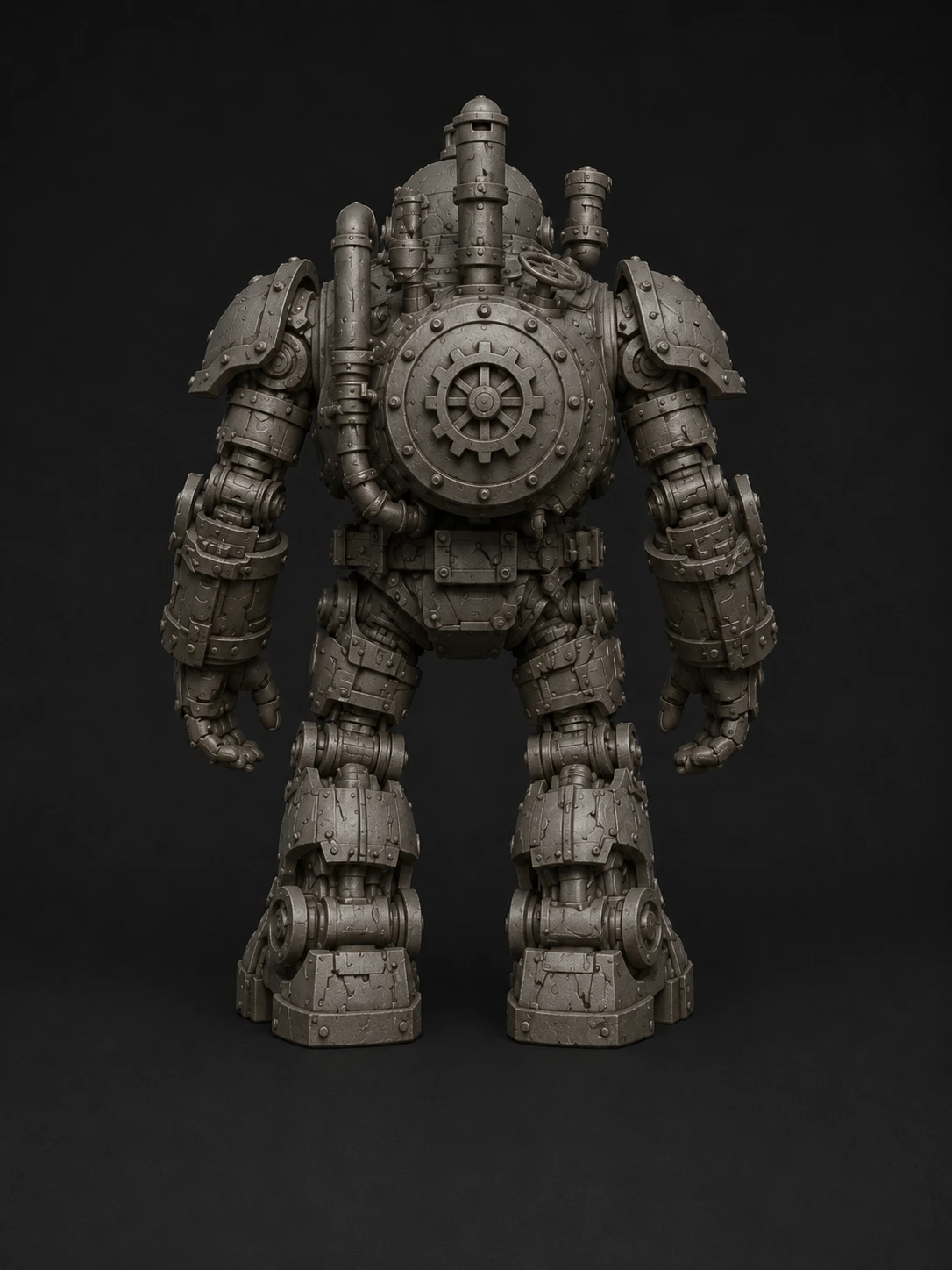 Steamcore Iron Automaton Back view