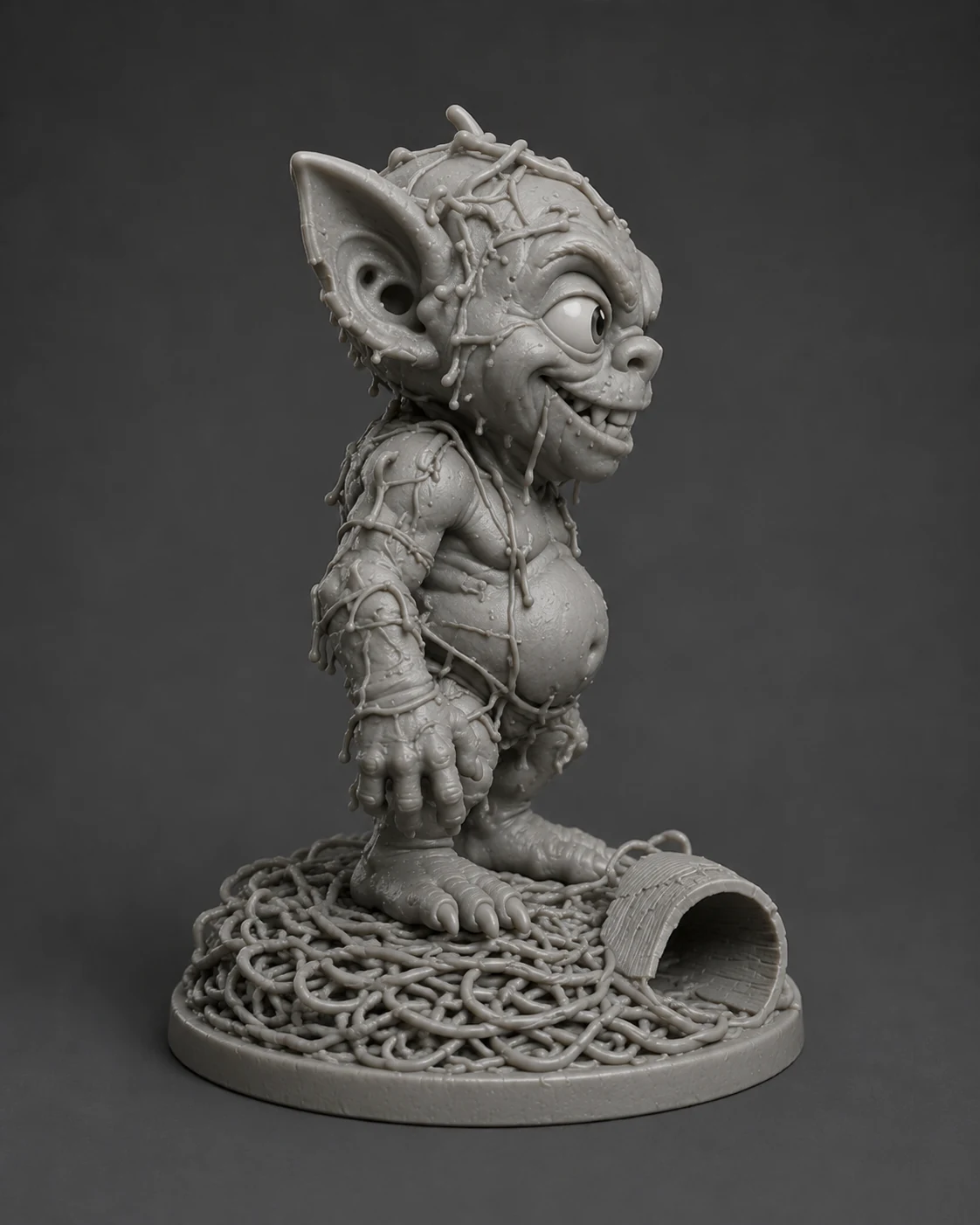 Failed Print Gremlin Side view