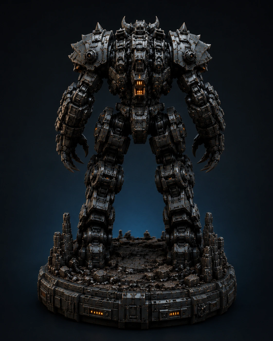 Iron Colossus Mech Bot Warrior Back thumbnail