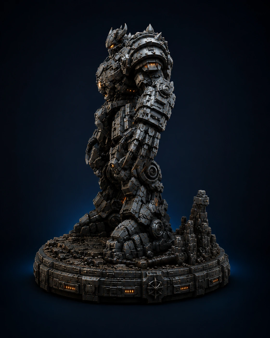 Iron Colossus Mech Bot Warrior Side thumbnail