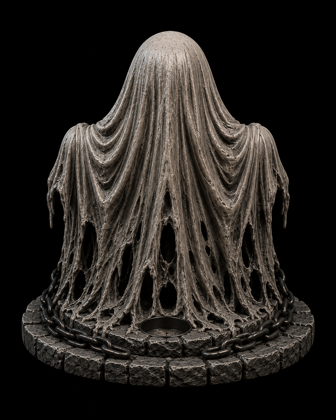 Wraith Hollow Lantern STL File | STLBEAST Back view