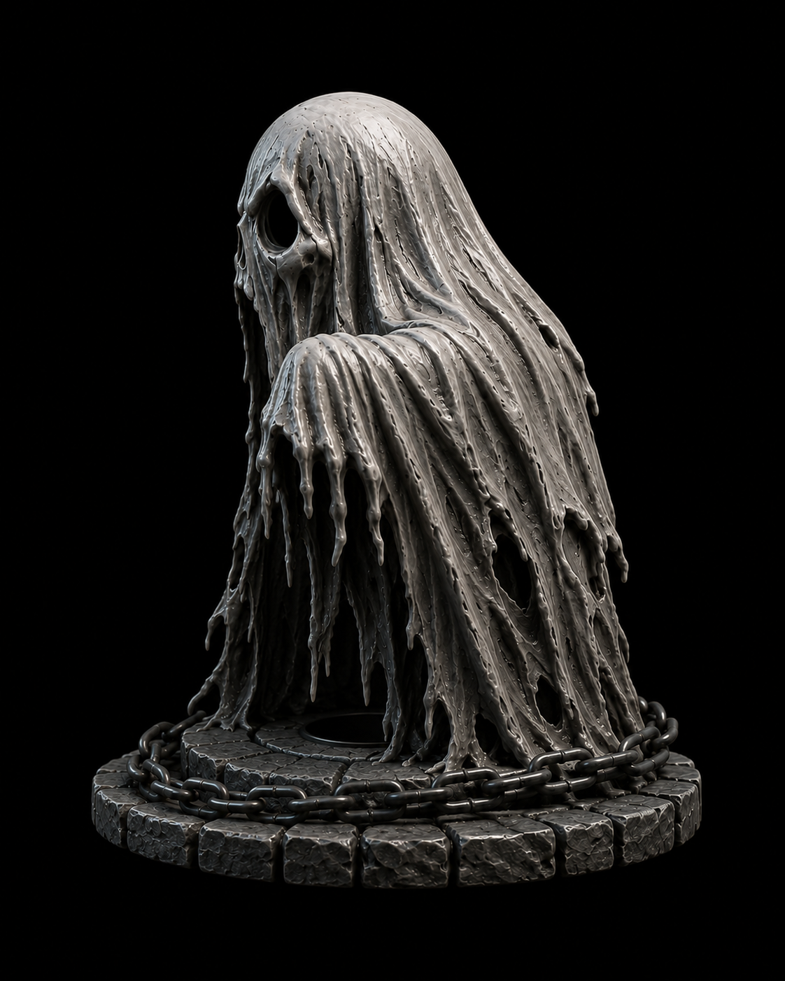 Wraith Hollow Lantern STL File | STLBEAST Side view
