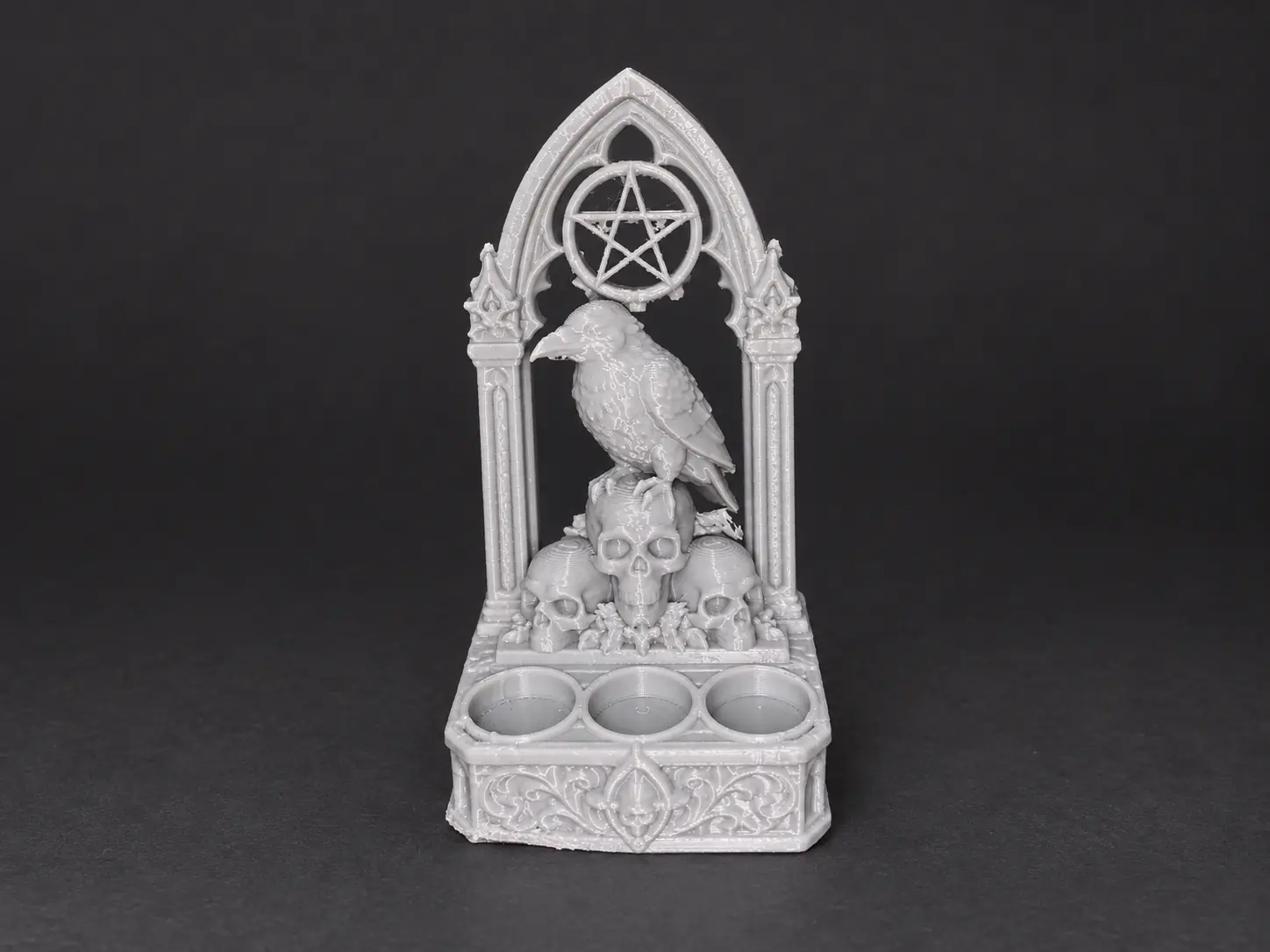 Actual printed proof of Raven Pentacle Altar