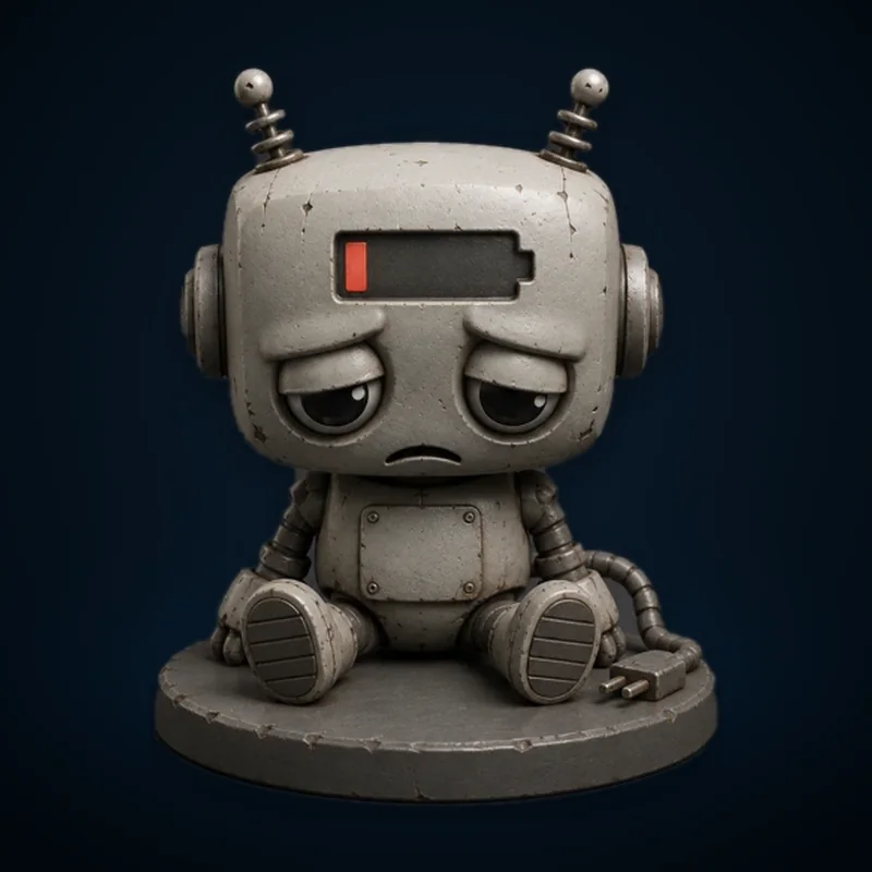 Low Battery Bot official product render