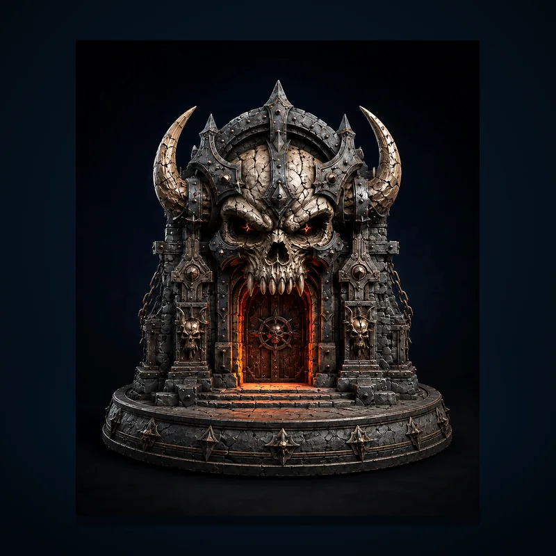 Skull Gate Display Terrain