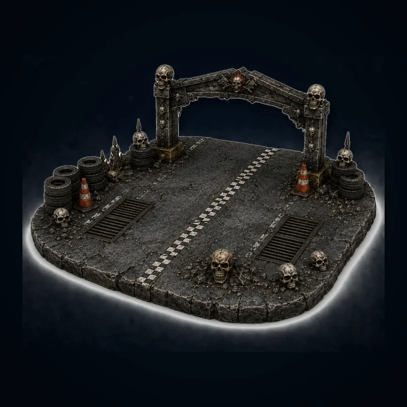 Post-Apocalyptic Street Diorama